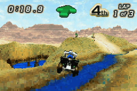 Monster Trucks & Quad Desert Fury screenshot 4 for GameBoy Advance